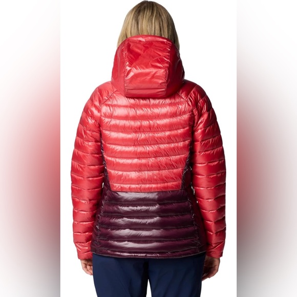 Columbia Women's Labyrinth Loop II Hooded Jacket, Daredevil/Moonvista - Picture 2 of 7